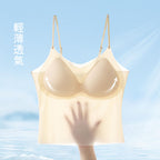 冰絲 超薄 自帶胸墊 無痕 美背 內衣