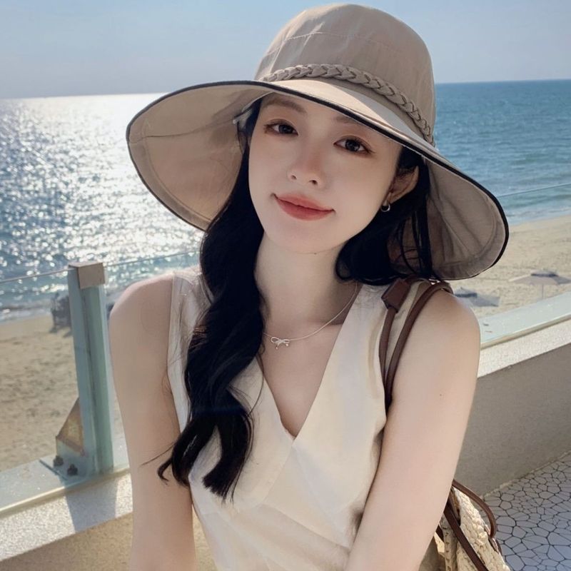 新品 夏季 抗 UV 大帽簷 遮陽帽 漁夫帽