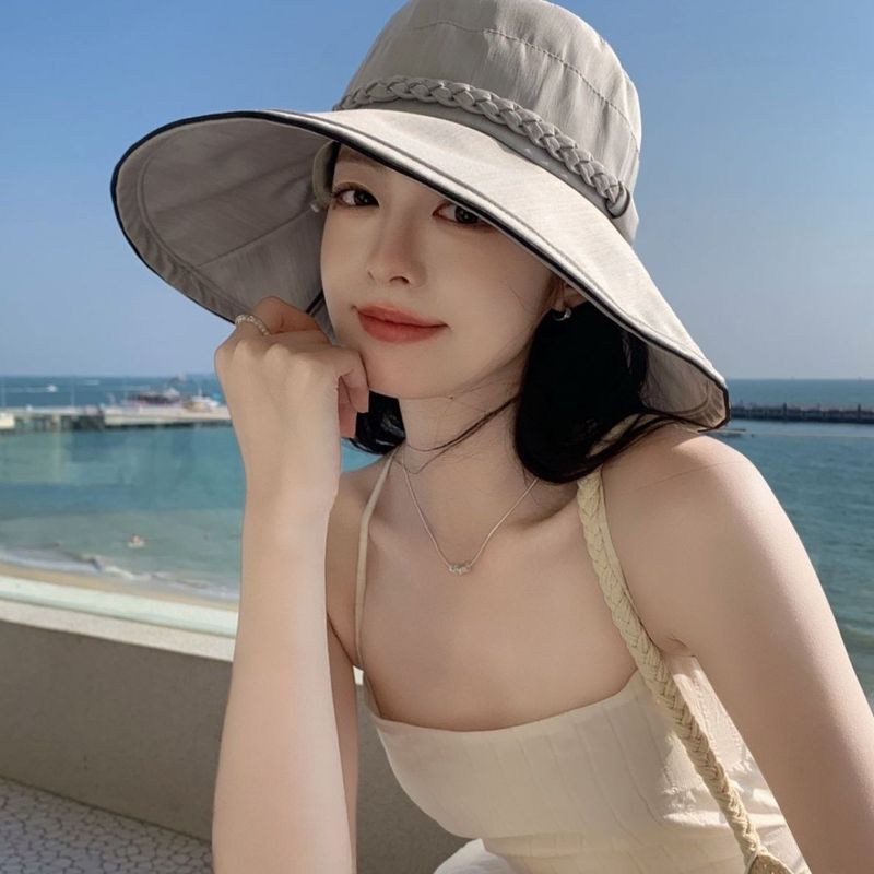 新品 夏季 抗 UV 大帽簷 遮陽帽 漁夫帽