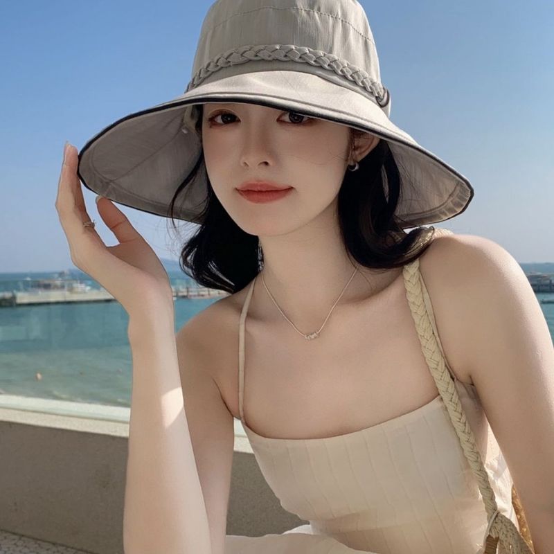 新品 夏季 抗 UV 大帽簷 遮陽帽 漁夫帽