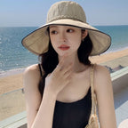 新品 夏季 抗 UV 大帽簷 遮陽帽 漁夫帽