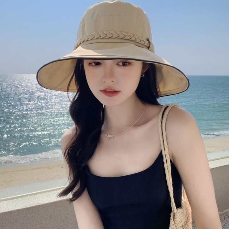 新品 夏季 抗 UV 大帽簷 遮陽帽 漁夫帽