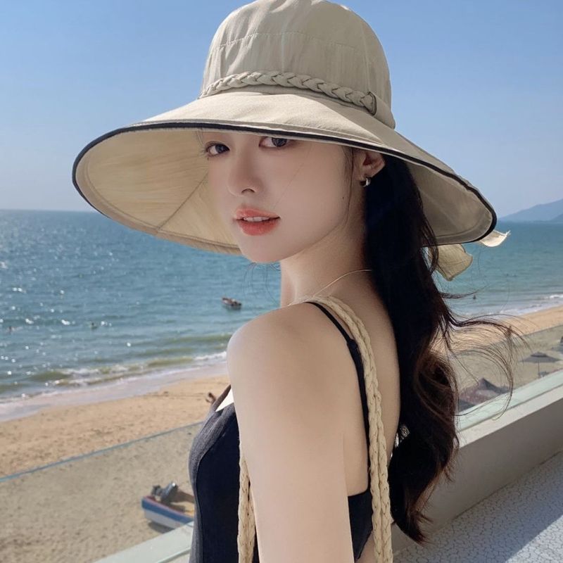 新品 夏季 抗 UV 大帽簷 遮陽帽 漁夫帽