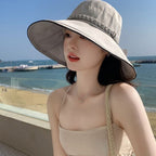 新品 夏季 抗 UV 大帽簷 遮陽帽 漁夫帽