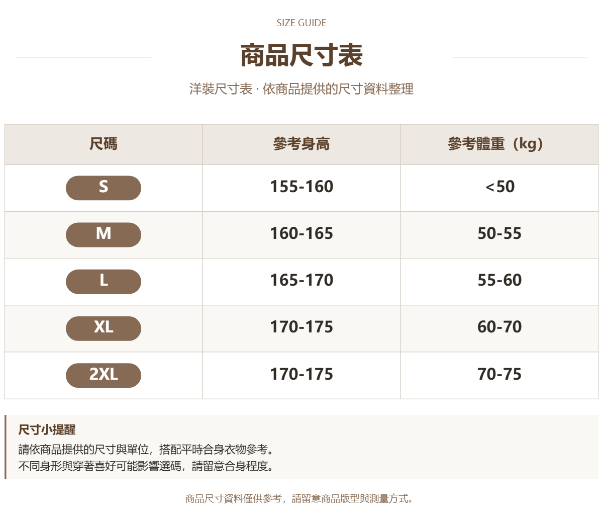 Handle 86108379 · 原ID 25760 · 连衣裙尺码表 · 1 · 加宽