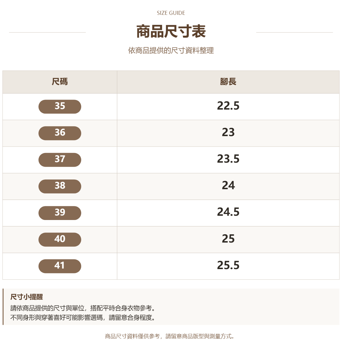 Handle 24157558 · 原ID 29849 · 女靴尺码 · 1 · 加宽