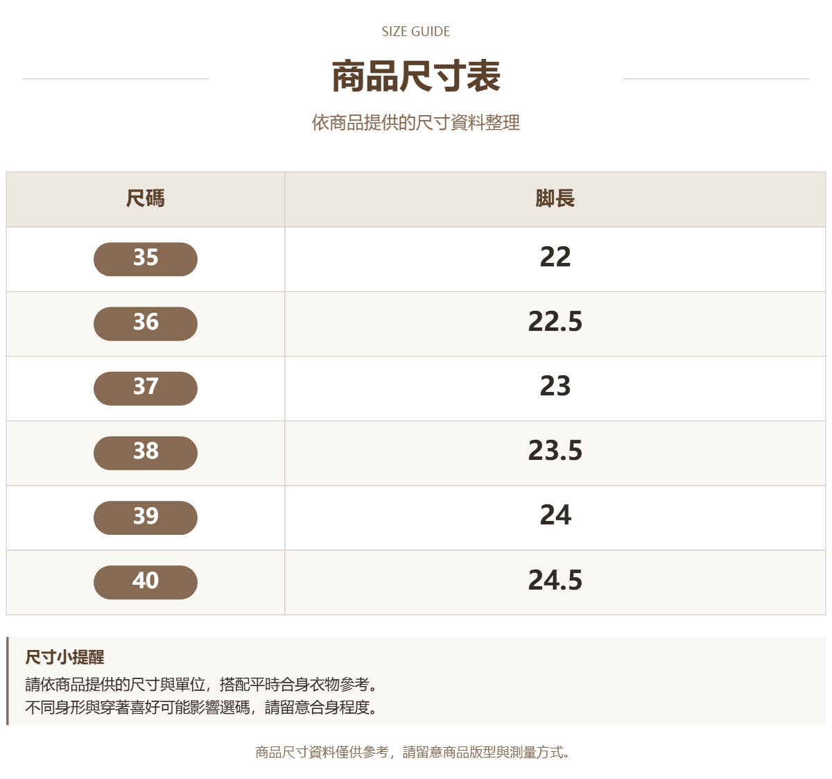 Handle 84083873 · 原ID 24430 · 高跟鞋尺码 · 1 · 加宽