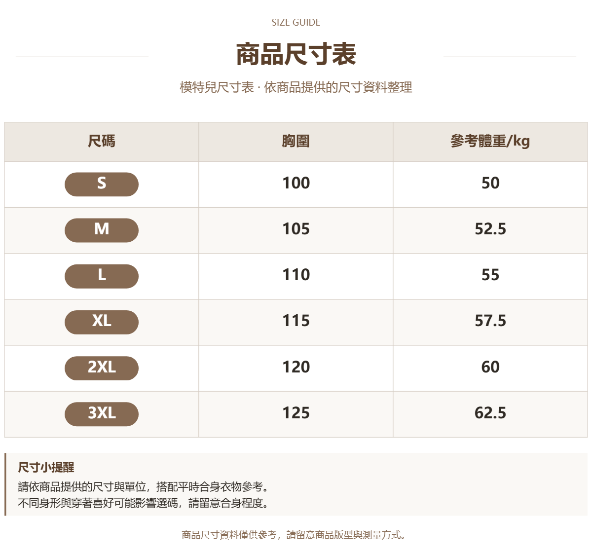 Handle 66919542 · 原ID 12393 · 模特尺码表 · 1 · 加宽